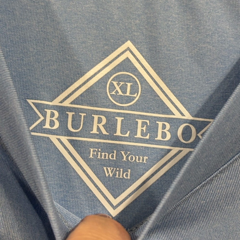 BURLEBO Blue Graphic Long Sleeve Shirt - Picture 3 of 4